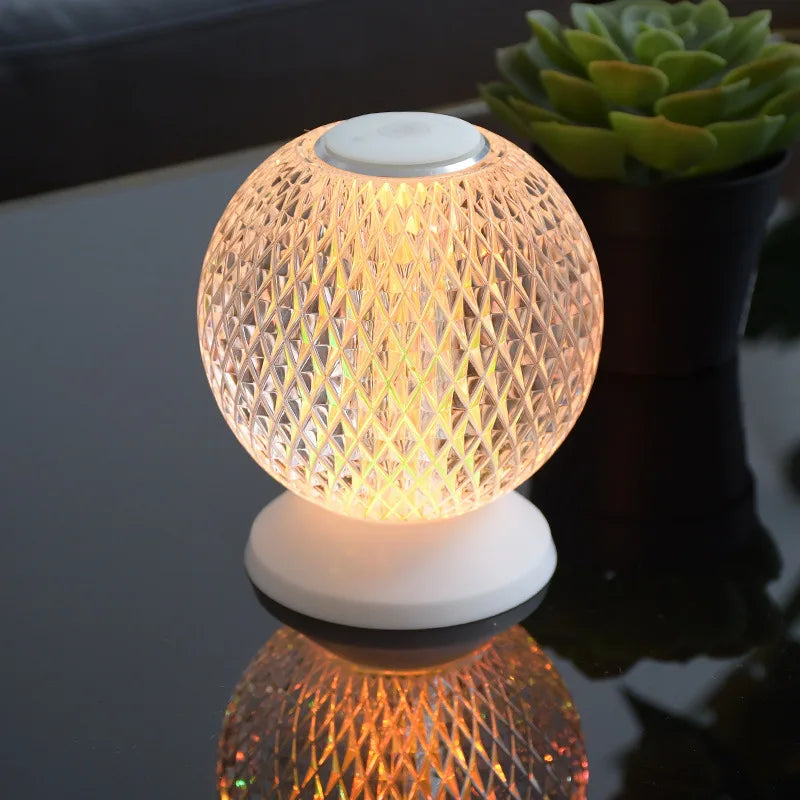 LumiCrystal - Trådlampa i Kristall | Dimmbar LED-belysning för Stila Rum