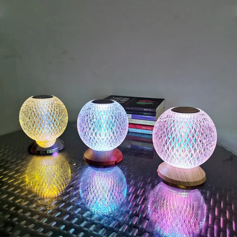 LumiCrystal - Trådlampa i Kristall | Dimmbar LED-belysning för Stila Rum