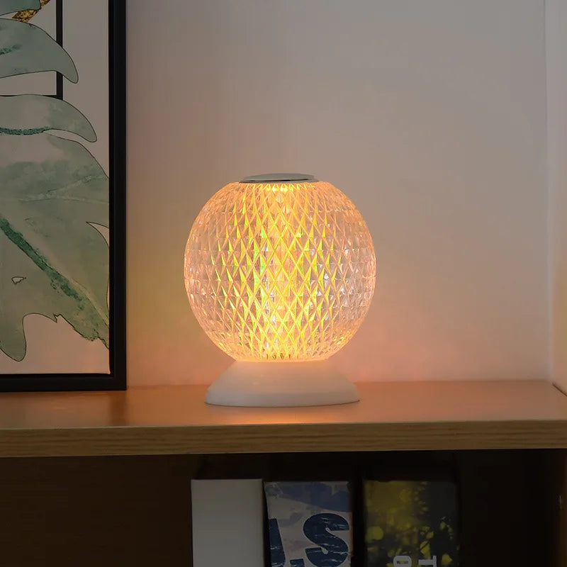 LumiCrystal - Trådlampa i Kristall | Dimmbar LED-belysning för Stila Rum