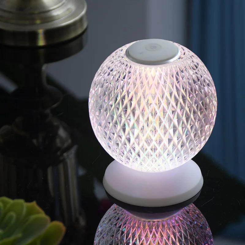 LumiCrystal - Trådlampa i Kristall | Dimmbar LED-belysning för Stila Rum