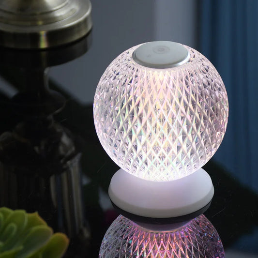 LumiCrystal - Trådlampa i Kristall | Dimmbar LED-belysning för Stila Rum