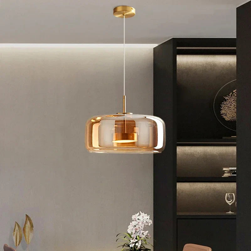 Crystal Glass Pendant – Sleek & Stylish Lighting