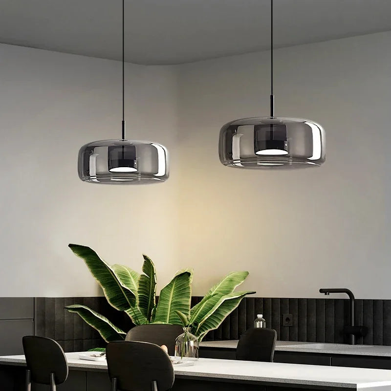 Crystal Glass Pendant – Sleek & Stylish Lighting