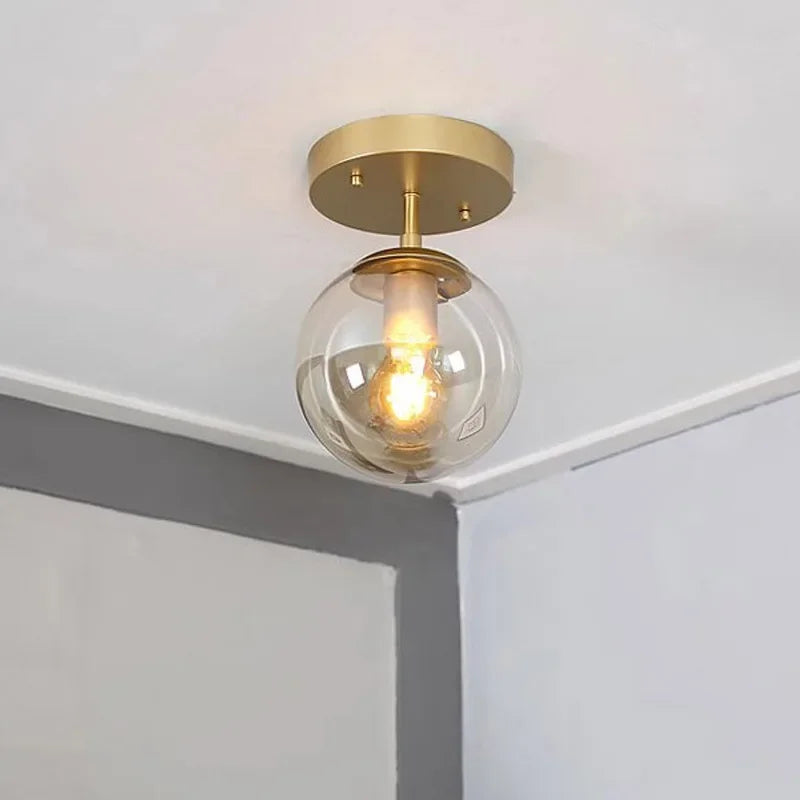 CrystalSphere - Modern Glasplafondlampa
