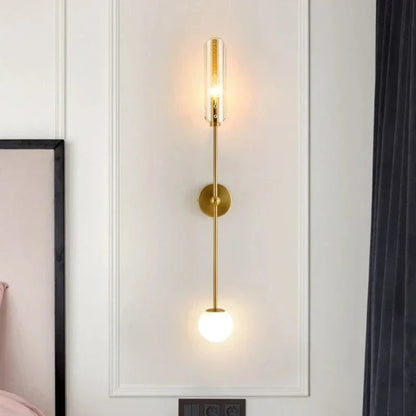 NordicGlow - LED Vägglampa av Glas – Stilfull Väggbelysning