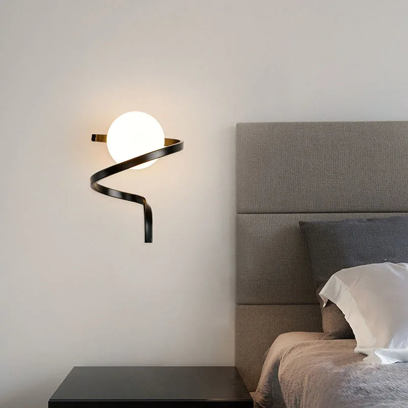 LumiÉlégance – Modern glasvägglampa för en lyxig känsla