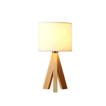 EcoLight - Trä Bordslampa med Modern Design