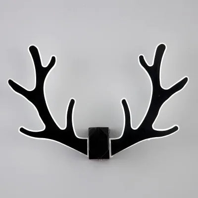 CheerGlow – Färgglad Horn LED Vägglampa för Barnrum