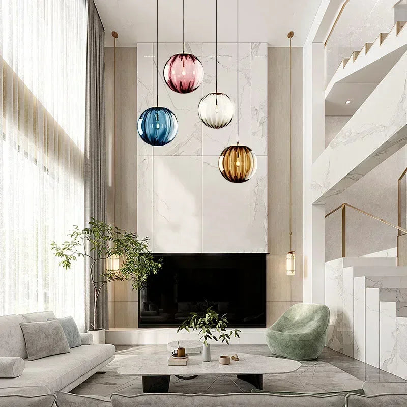 AuroraGlobe - Modern LED-Hänglampa