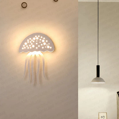 OceanicShine – Jellyfish Vägglampa Med Stämningsfull LED-Belysning