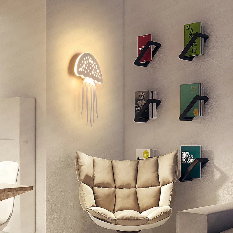 OceanicShine – Jellyfish Vägglampa Med Stämningsfull LED-Belysning