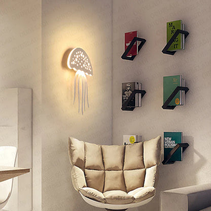 OceanicShine – Jellyfish Vägglampa Med Stämningsfull LED-Belysning