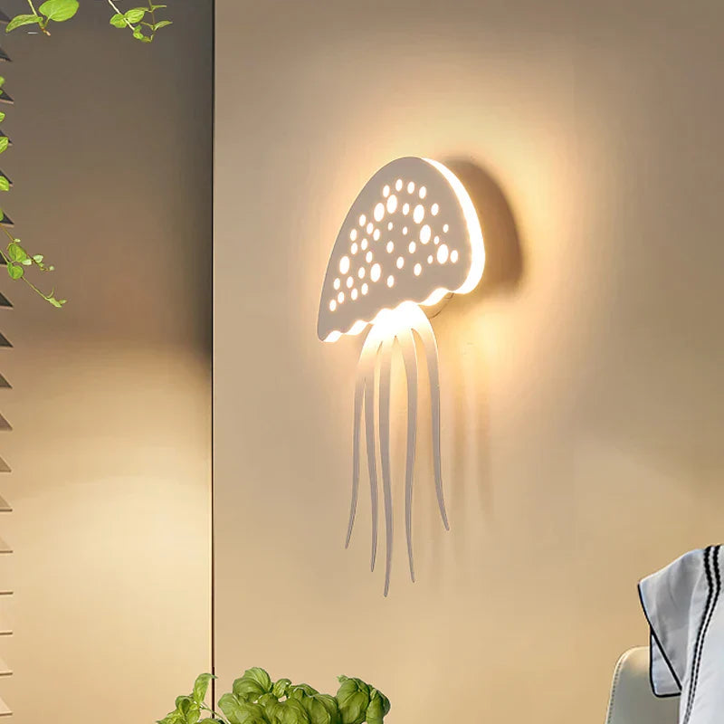 OceanicShine – Jellyfish Vägglampa Med Stämningsfull LED-Belysning