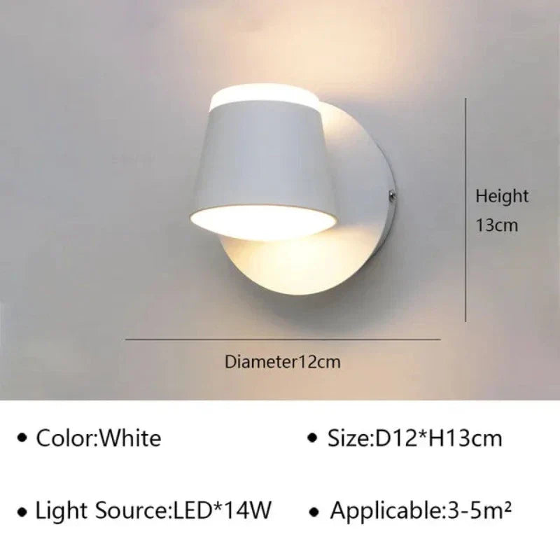 RevolveLicht - Svängbar Vägglampa