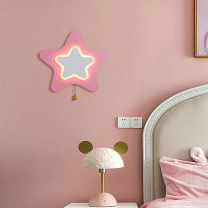 KidsCloud - LED Nattlampa med Moln och Luftballongdesign – Vägglampa