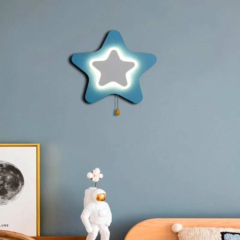 KidsCloud - LED Nattlampa med Moln och Luftballongdesign – Vägglampa