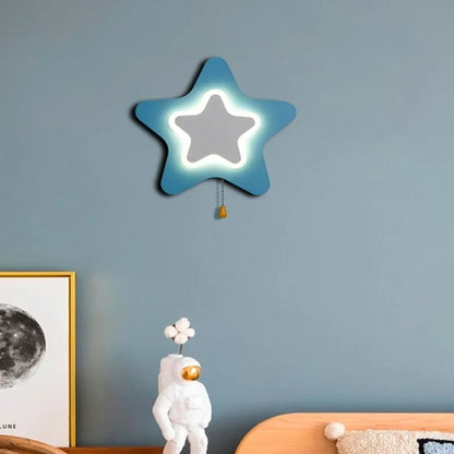 KidsCloud - LED Nattlampa med Moln och Luftballongdesign – Vägglampa
