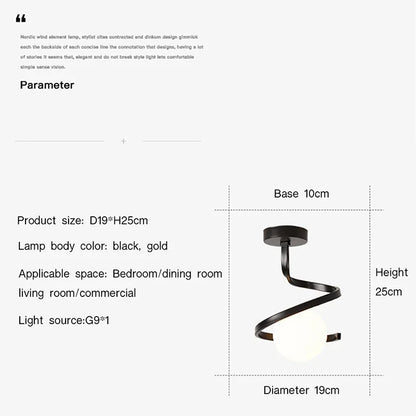 ElegantLicht - Stilren Modern Taklampa