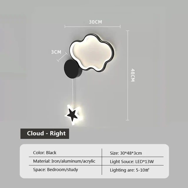 CloudLume – Dekorativ vägglampa för en magisk atmosfär