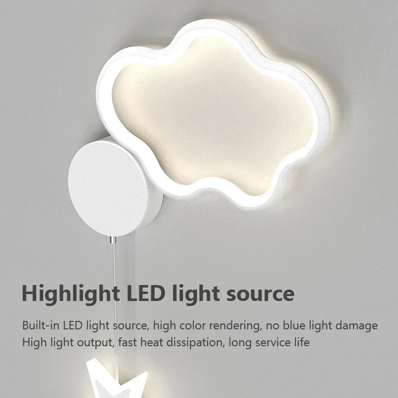 CloudLume – Dekorativ vägglampa för en magisk atmosfär