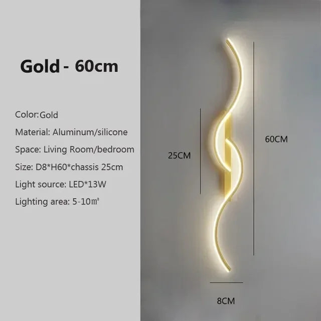 LumiEdge - Minimalistisk LED-vägglampa