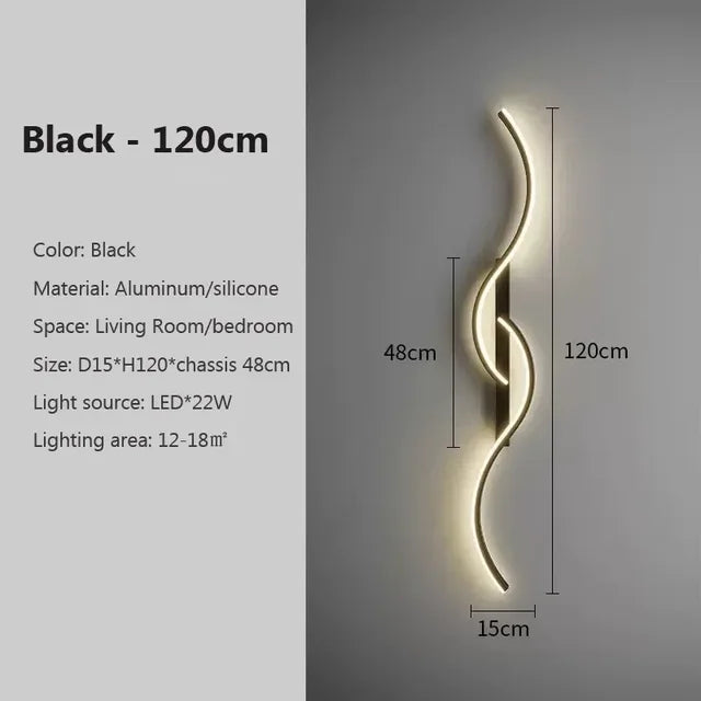 LumiEdge - Minimalistisk LED-vägglampa