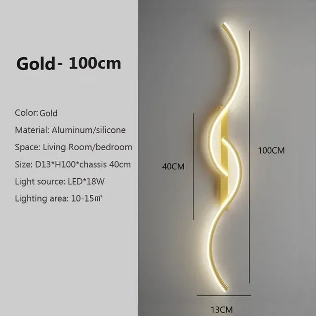 LumiEdge - Minimalistisk LED-vägglampa