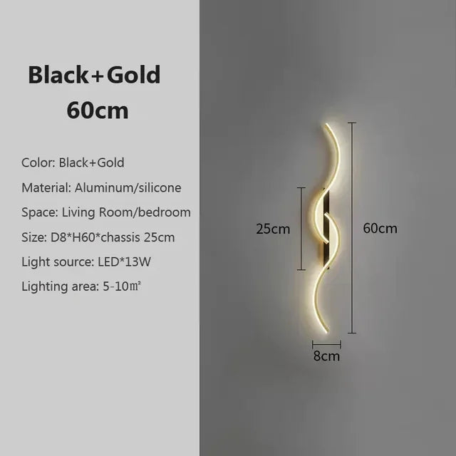 LumiEdge - Minimalistisk LED-vägglampa