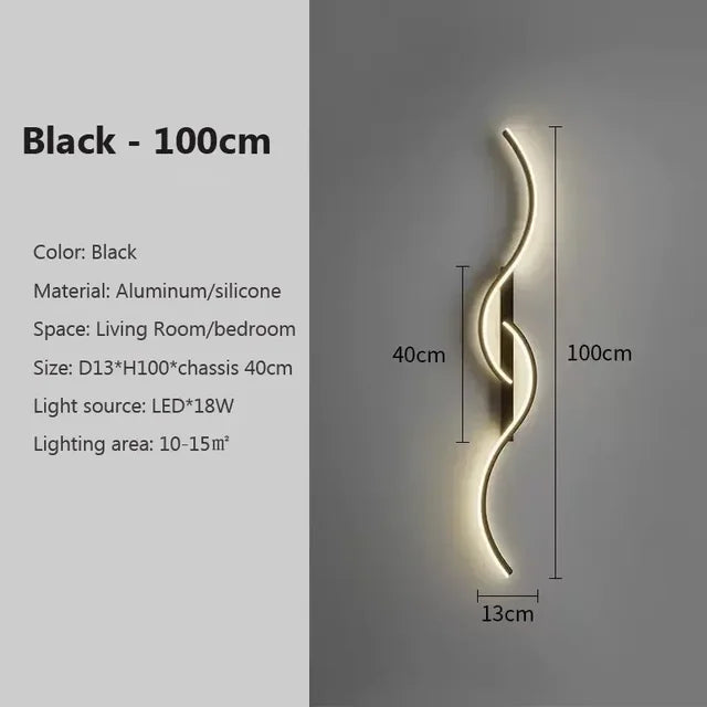 LumiEdge - Minimalistisk LED-vägglampa