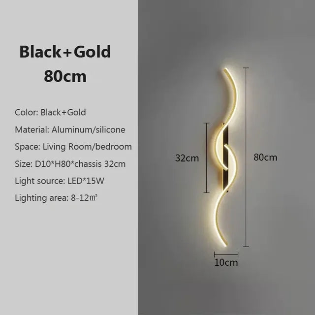 LumiEdge - Minimalistisk LED-vägglampa