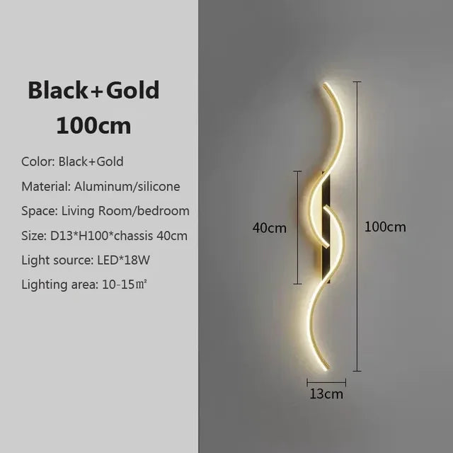 LumiEdge - Minimalistisk LED-vägglampa
