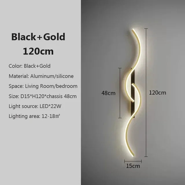 LumiEdge - Minimalistisk LED-vägglampa
