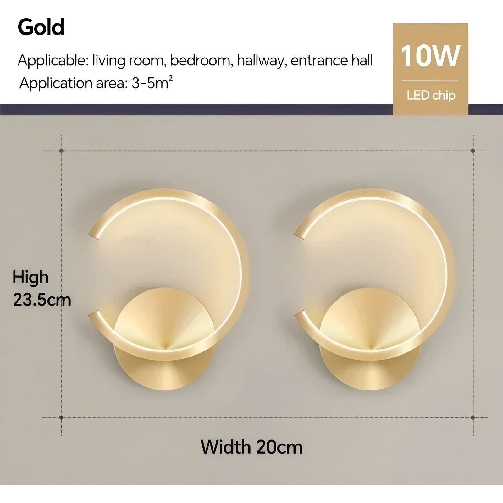 StarryStream Lights - Nordisk Modern Heminredning Vägglampa