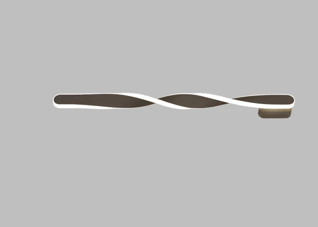 CurveLux - Modern LED Vägglampa i Böjd Design Dimbar Belysning