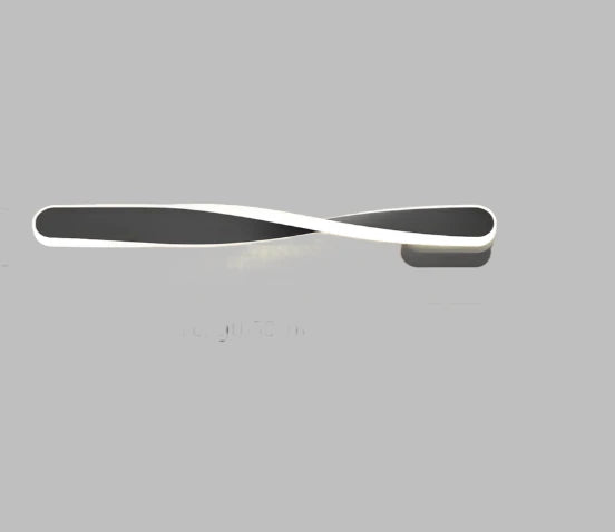 CurveLux - Modern LED Vägglampa i Böjd Design Dimbar Belysning