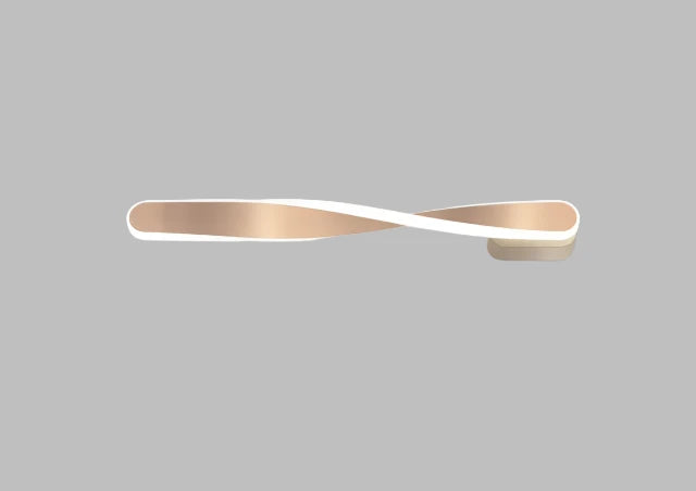 CurveLux - Modern LED Vägglampa i Böjd Design Dimbar Belysning