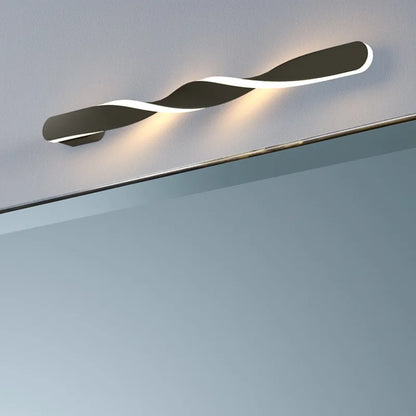 CurveLux - Modern LED Vägglampa i Böjd Design Dimbar Belysning