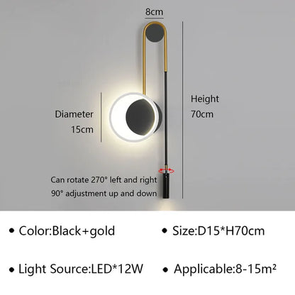 ZenithBeam – Modern LED Vägglampa Med Stilren Design
