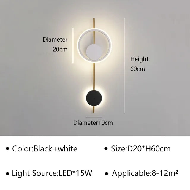 ZenithBeam – Modern LED Vägglampa Med Stilren Design