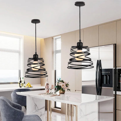 Carvallo - Industriell spiralpendel för en modern belysning