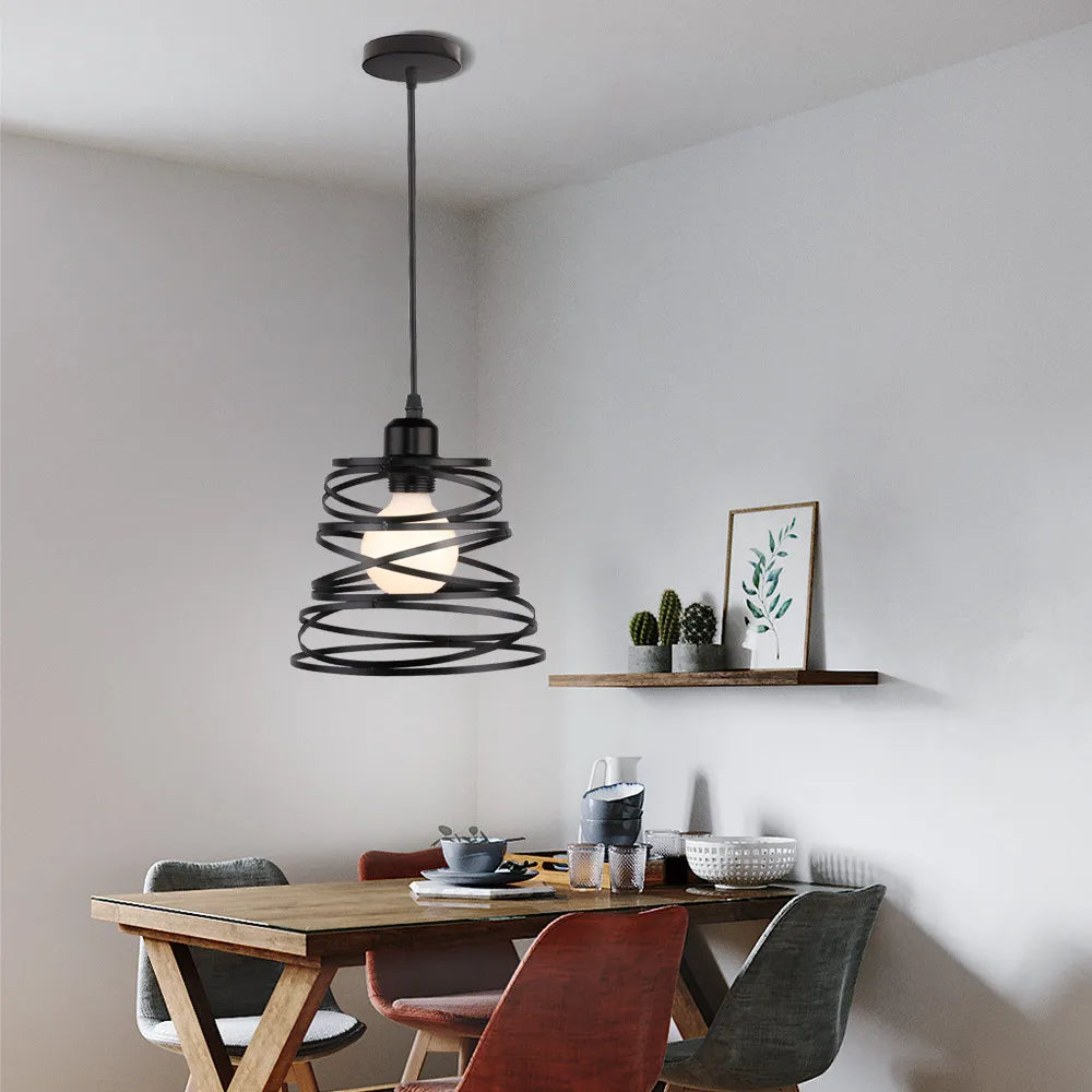 Carvallo - Industriell spiralpendel för en modern belysning