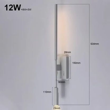 LuminoMinimal - LED Vägglampa med Dimbart Funktion Modern Belysning