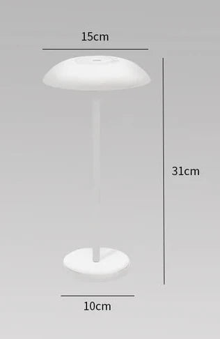 LumiTouch - Trådlös LED Bordslampa med Touch &amp; Dimfunktion, Modern Belysning