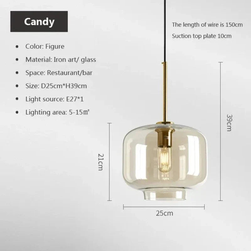 NordicGlas - Modern Skandinavisk Hänglampa