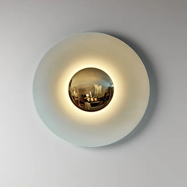 LumiCurve - Modern Rund LED Vägglampa – Stilren Belysning för Varje Rum