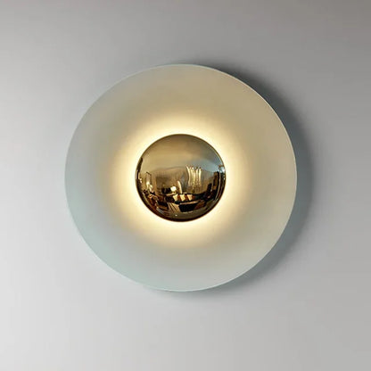 LumiCurve - Modern Rund LED Vägglampa – Stilren Belysning för Varje Rum