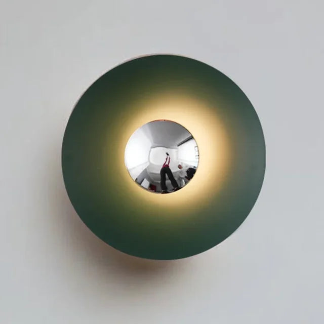 LumiCurve - Modern Rund LED Vägglampa – Stilren Belysning för Varje Rum