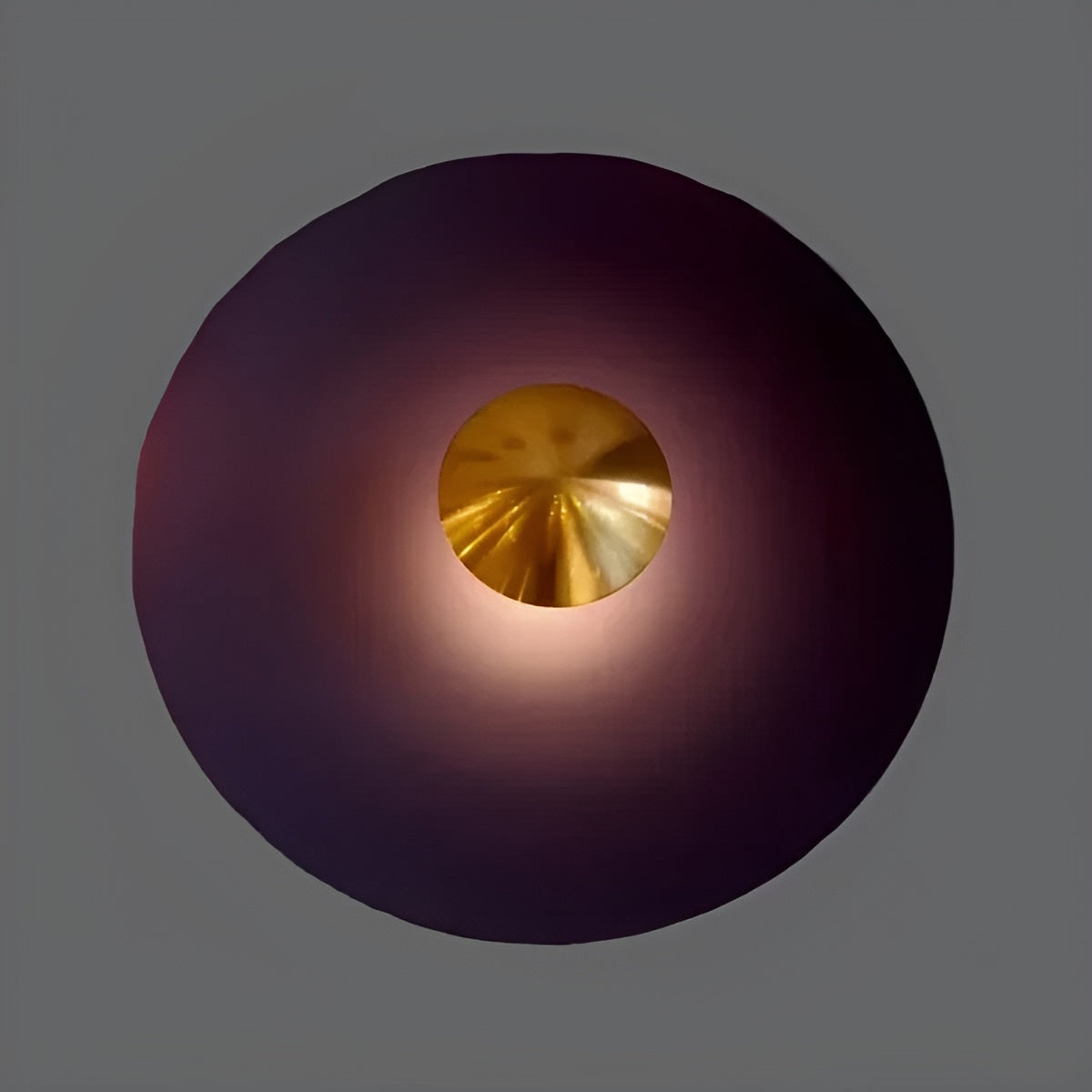 Rund LED Vägglampa – Modern Design med Mjuk Belysning