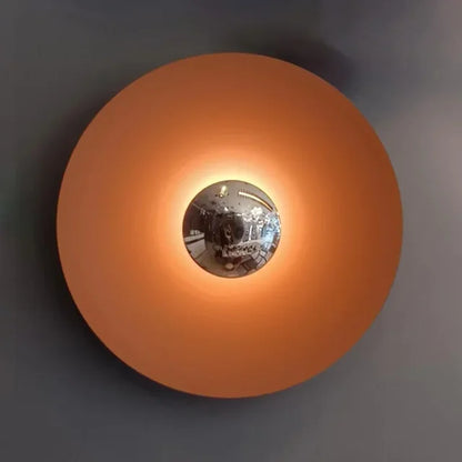 LumiCurve - Modern Rund LED Vägglampa – Stilren Belysning för Varje Rum