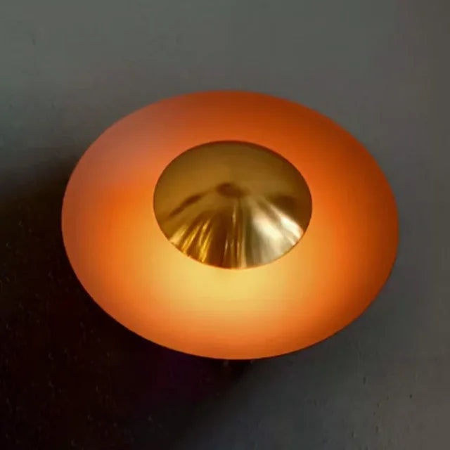 LumiCurve - Modern Rund LED Vägglampa – Stilren Belysning för Varje Rum